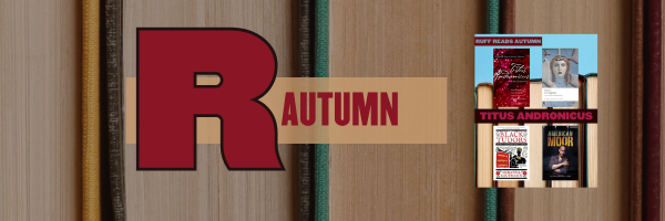 R autumn with all of the book covers in a row